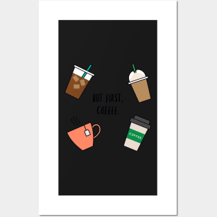 But First, Coffee Sticker Sheet (5pcs) Posters and Art